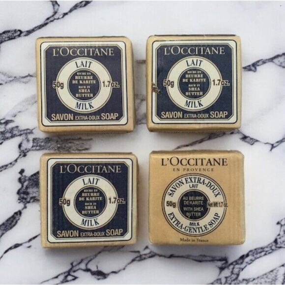 L’OCCITANE Other - 4 x L’OCCITANE Milk Soap (1 Extra Gentle) 1.7 oz / 50 g NEW / SEALED